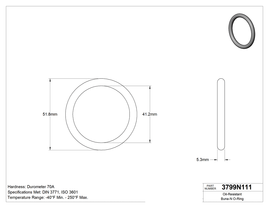 Technical drawing - 3799N111